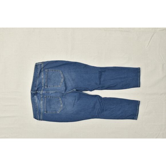 Torrid Women's Plus Size 20S Ripped Distressed Skinny Ankle Jeans Blue Denim - Picture 8 of 8